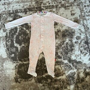 Magnetic Me Pink sea Footed One-Piece